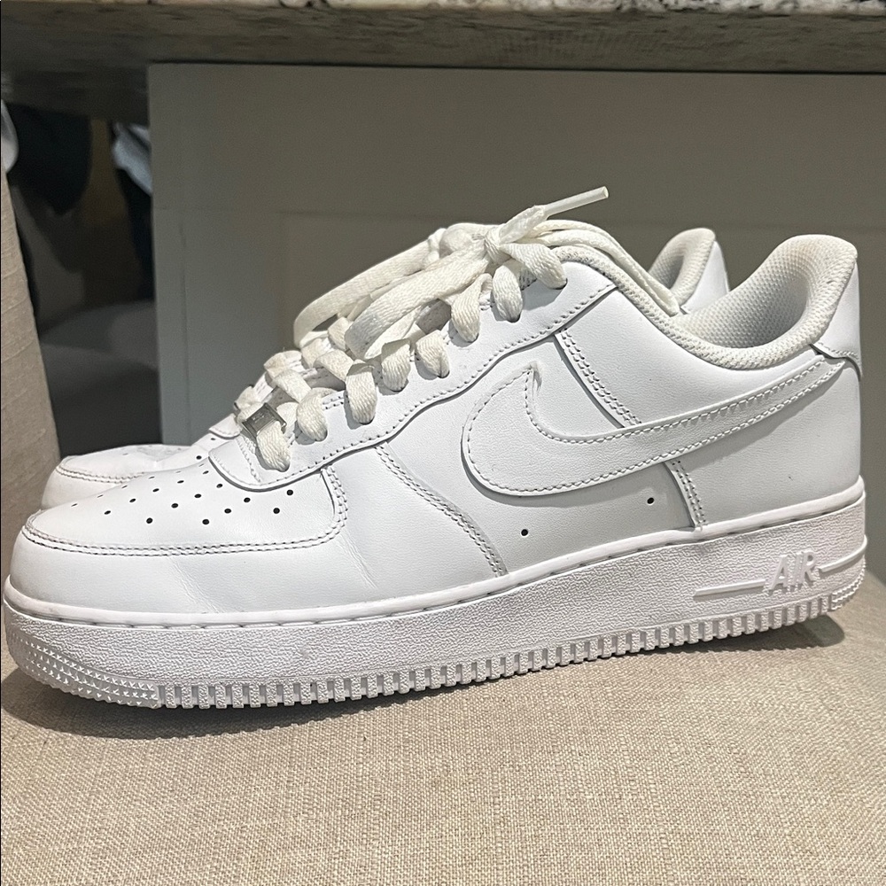 Nike Air Force 1 All-White Sneakers